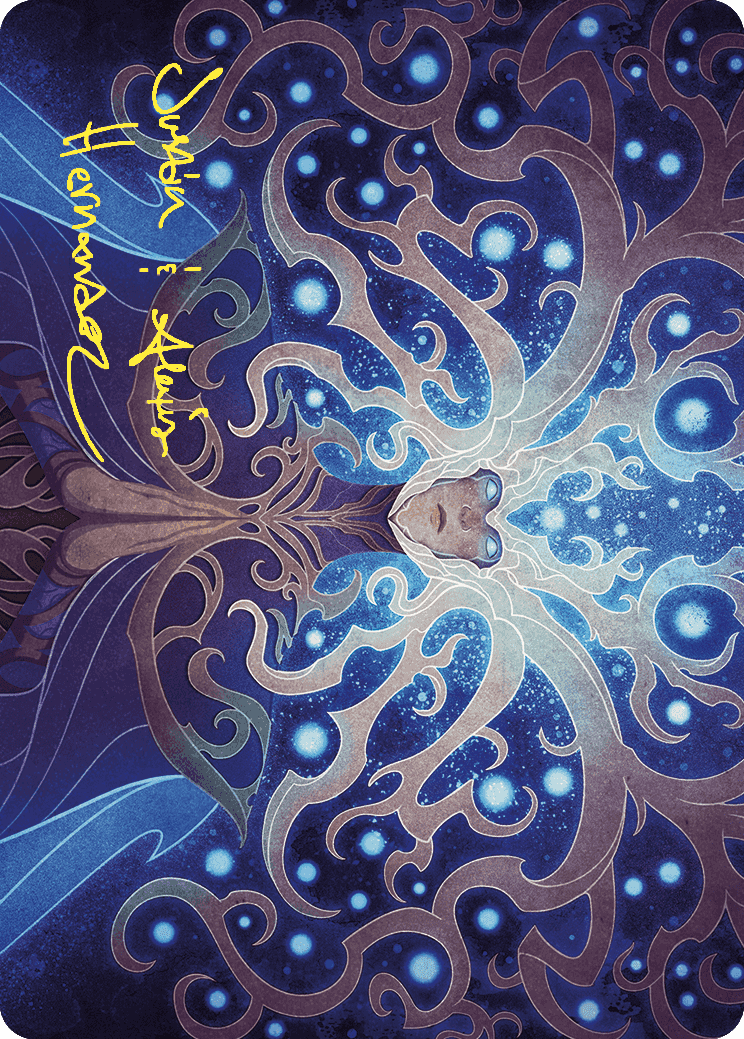 Omniscience Art Card (Gold-Stamped Signature) [Wilds of Eldraine Art Series] | Cards and Coasters CA