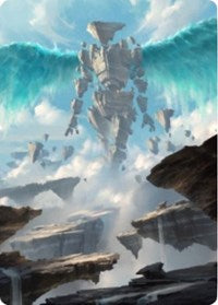 Celestial Colonnade Art Card [Zendikar Rising Art Series] | Cards and Coasters CA