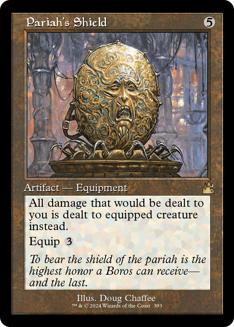 Pariah's Shield (Retro Frame) [Ravnica Remastered] | Cards and Coasters CA