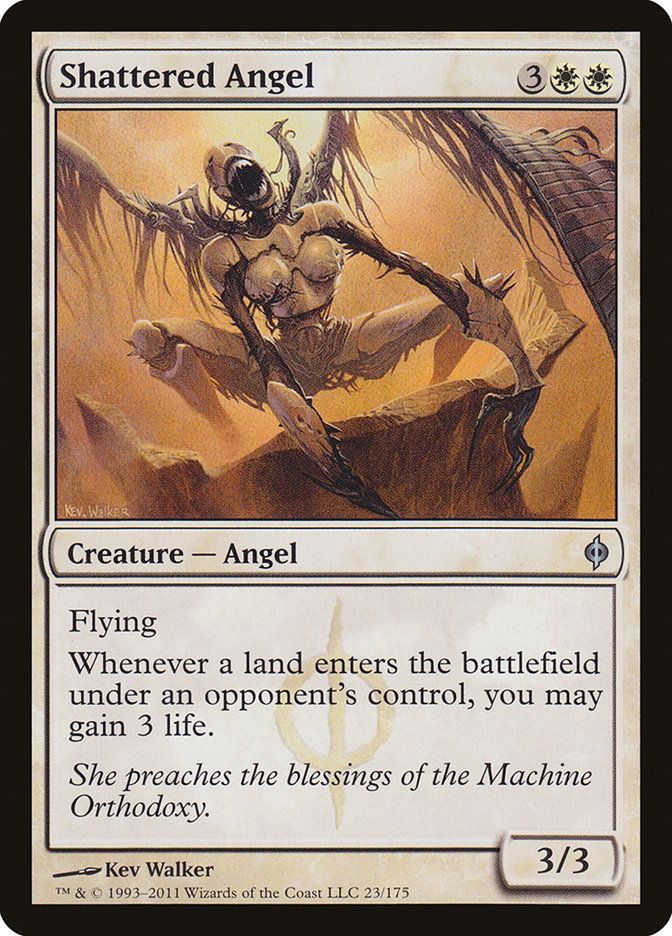 Shattered Angel [New Phyrexia] | Cards and Coasters CA