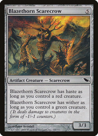 Blazethorn Scarecrow [Shadowmoor] | Cards and Coasters CA