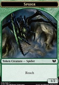 Spider // Wolf Double-Sided Token [Commander 2015 Tokens] | Cards and Coasters CA