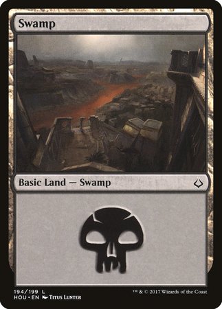 Swamp (194) [Hour of Devastation] | Cards and Coasters CA