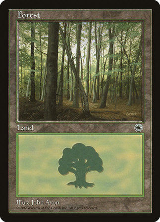 Forest (Slanted Tree) [Portal] | Cards and Coasters CA