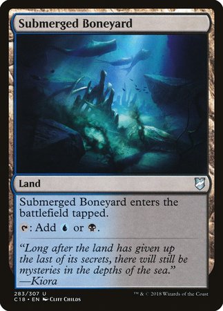 Submerged Boneyard [Commander 2018] | Cards and Coasters CA