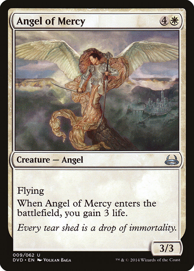 Angel of Mercy (Divine vs. Demonic) [Duel Decks Anthology] | Cards and Coasters CA