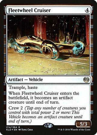 Fleetwheel Cruiser [Kaladesh Promos] | Cards and Coasters CA