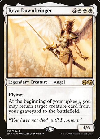 Reya Dawnbringer [Ultimate Masters] | Cards and Coasters CA