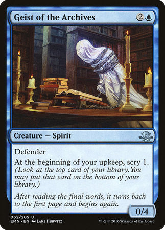 Geist of the Archives [Eldritch Moon] | Cards and Coasters CA