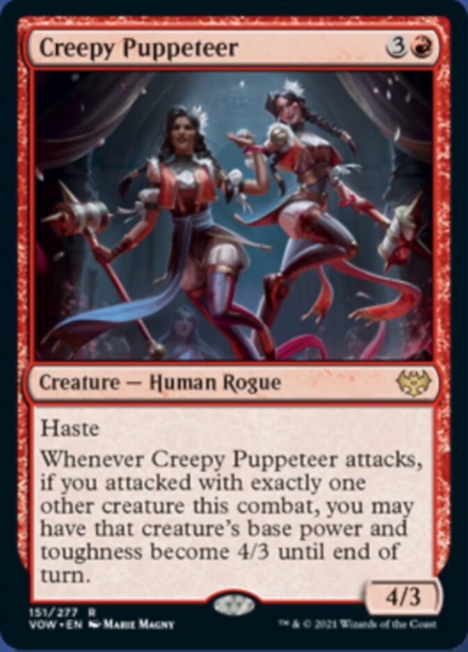 Creepy Puppeteer [Innistrad: Crimson Vow] | Cards and Coasters CA