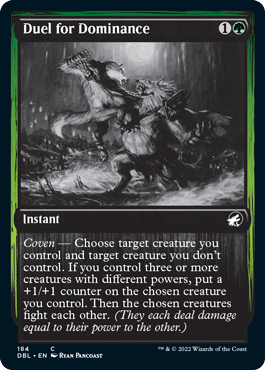 Duel for Dominance [Innistrad: Double Feature] | Cards and Coasters CA