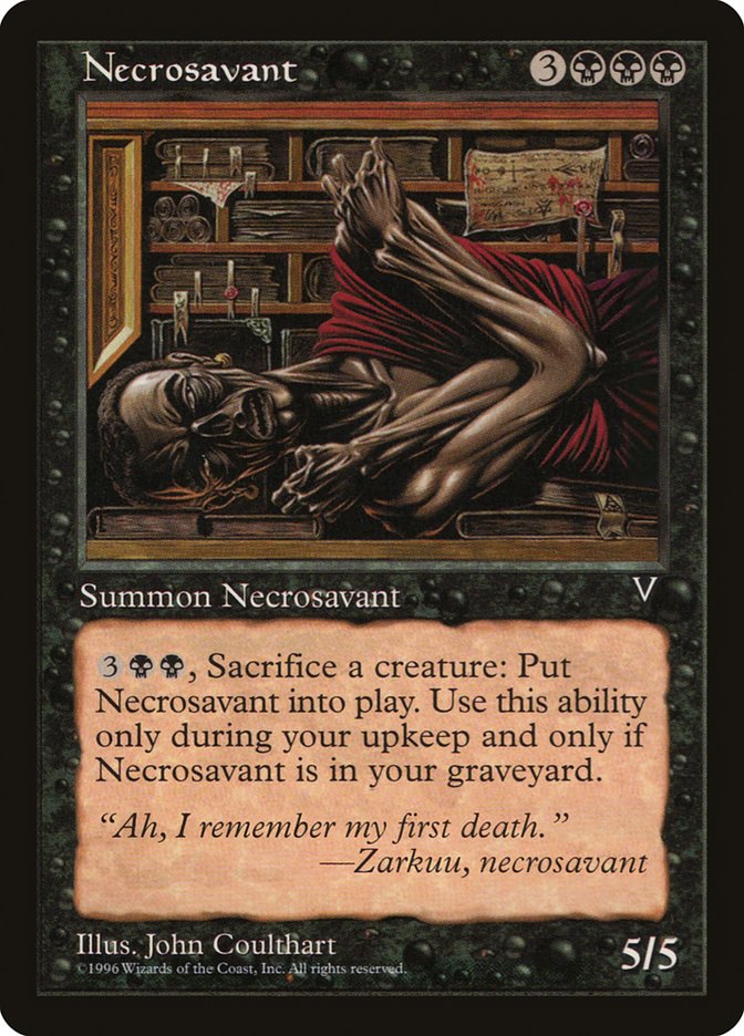 Necrosavant [Visions] | Cards and Coasters CA