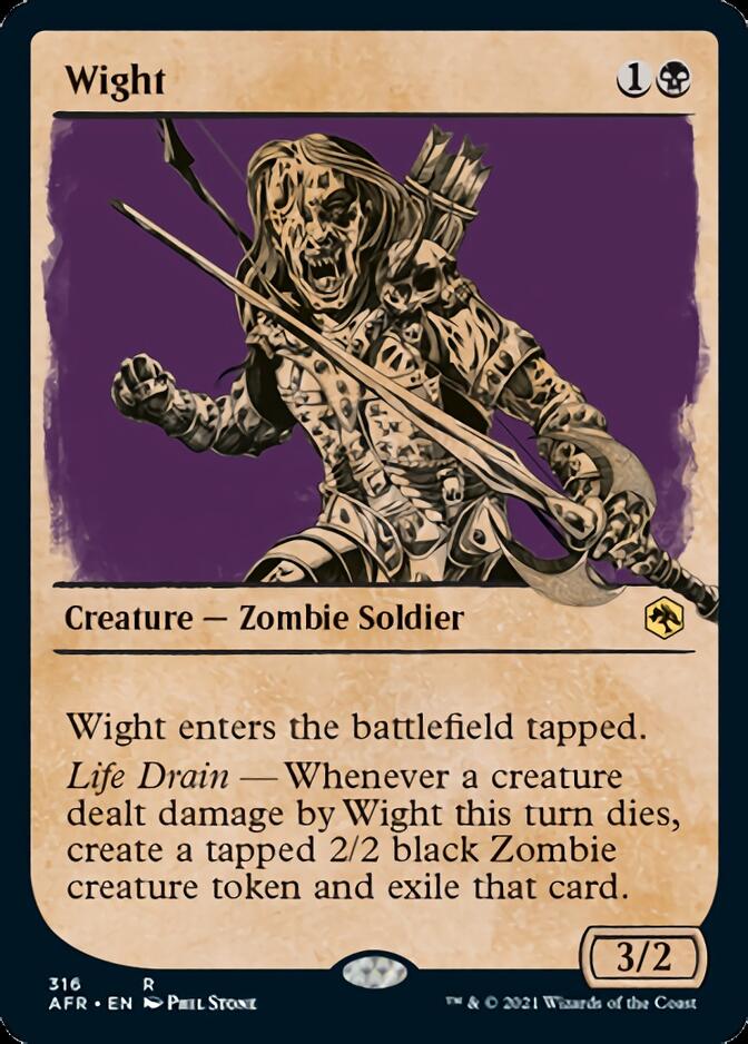 Wight (Showcase) [Dungeons & Dragons: Adventures in the Forgotten Realms] | Cards and Coasters CA