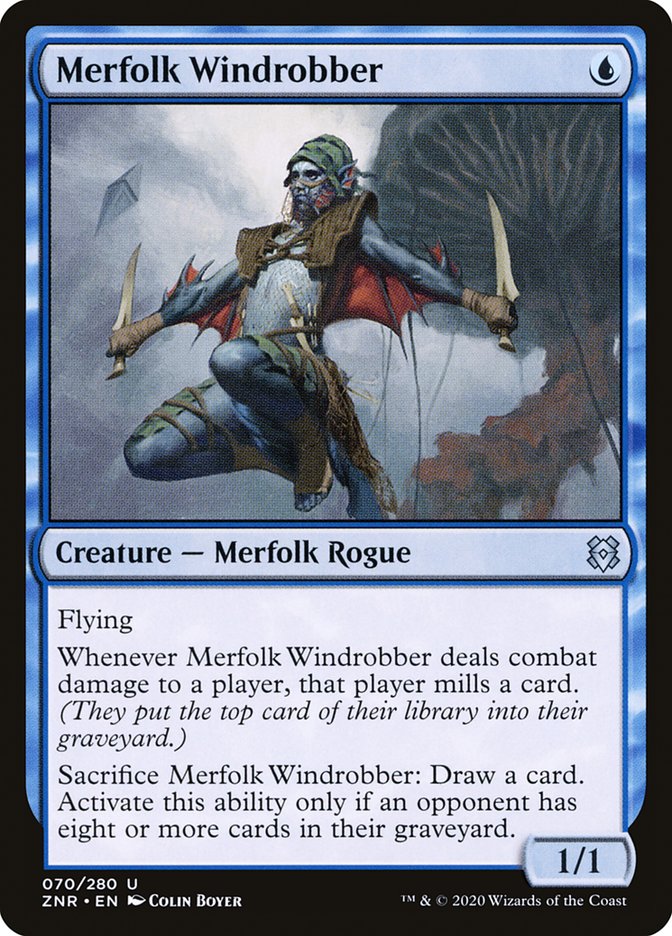 Merfolk Windrobber [Zendikar Rising] | Cards and Coasters CA