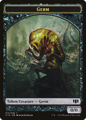 Germ // Zombie (016/036) Double-sided Token [Commander 2014 Tokens] | Cards and Coasters CA