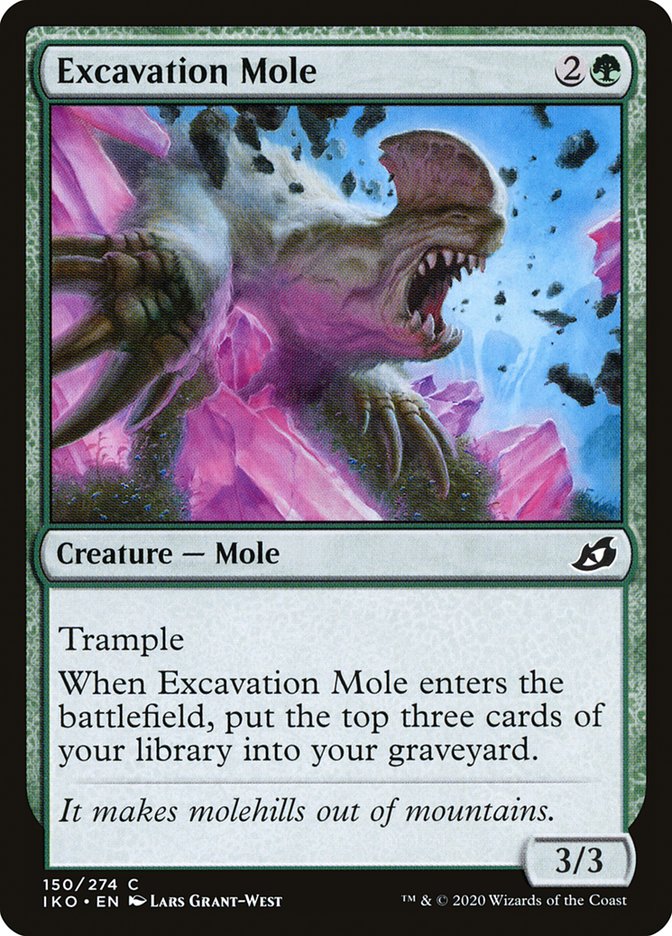 Excavation Mole [Ikoria: Lair of Behemoths] | Cards and Coasters CA