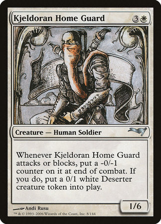 Kjeldoran Home Guard [Coldsnap Theme Decks] | Cards and Coasters CA