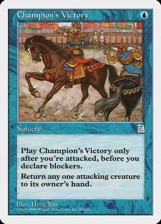 Champion's Victory [Portal Three Kingdoms] | Cards and Coasters CA
