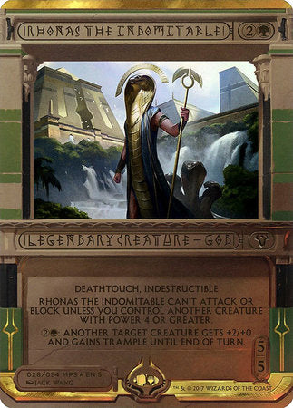 Rhonas the Indomitable [Amonkhet Invocations] | Cards and Coasters CA