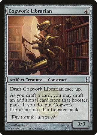 Cogwork Librarian [Conspiracy] | Cards and Coasters CA