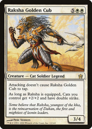 Raksha Golden Cub [Fifth Dawn] | Cards and Coasters CA