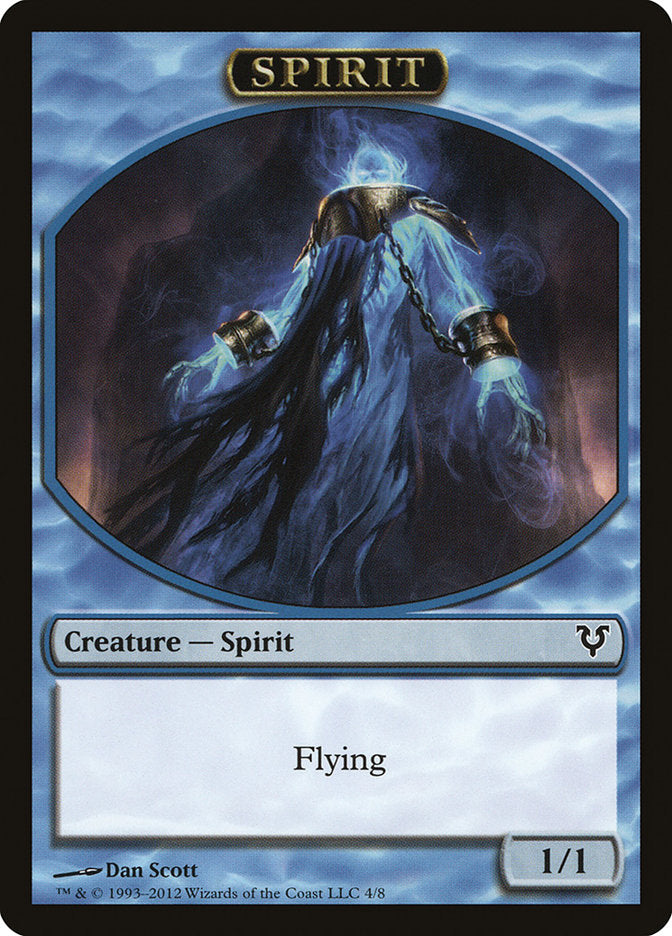 Spirit (4/8) [Avacyn Restored Tokens] | Cards and Coasters CA