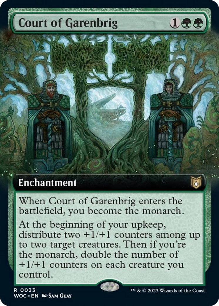 Court of Garenbrig (Extended Art) [Wilds of Eldraine Commander] | Cards and Coasters CA