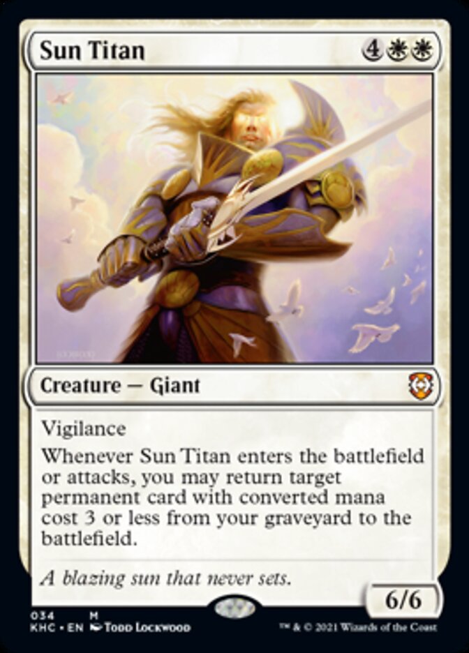 Sun Titan [Kaldheim Commander] | Cards and Coasters CA