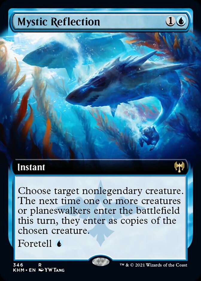 Mystic Reflection (Extended Art) [Kaldheim] | Cards and Coasters CA