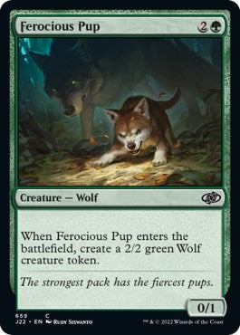 Ferocious Pup [Jumpstart 2022] | Cards and Coasters CA