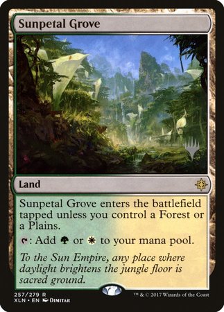 Sunpetal Grove [Ixalan Promos] | Cards and Coasters CA