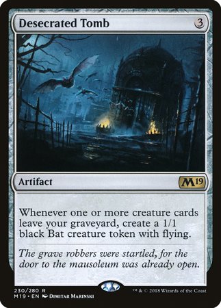 Desecrated Tomb [Core Set 2019] | Cards and Coasters CA