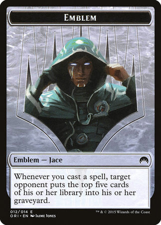 Emblem - Jace, Telepath Unbound [Magic Origins Tokens] | Cards and Coasters CA