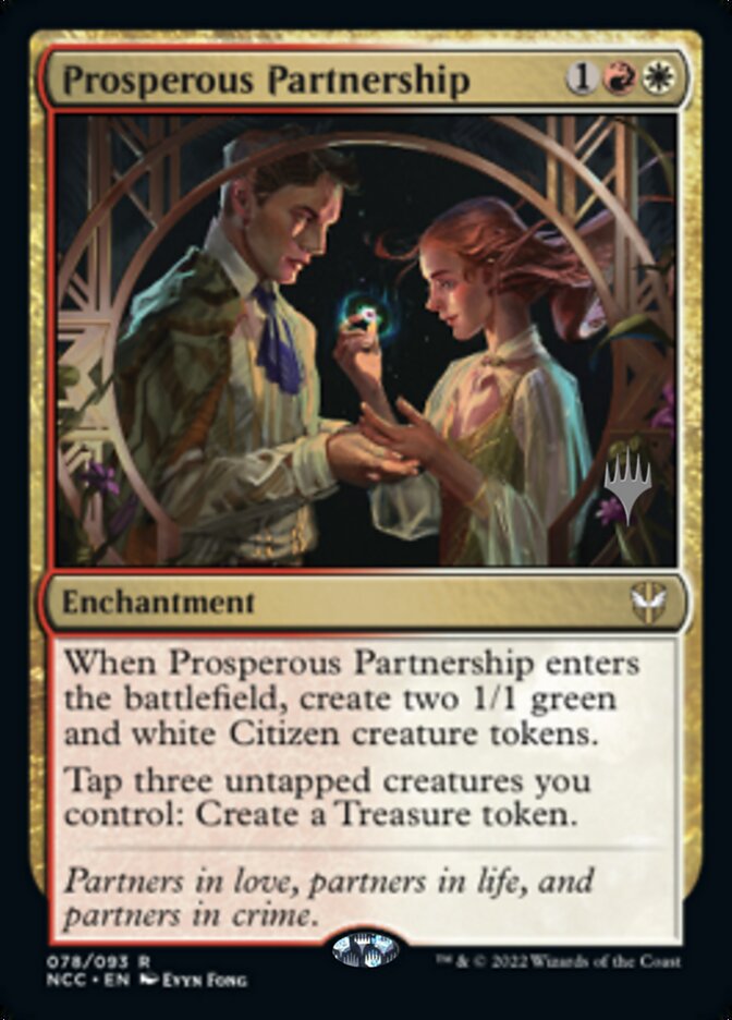 Prosperous Partnership (Promo Pack) [Streets of New Capenna Commander Promos] | Cards and Coasters CA