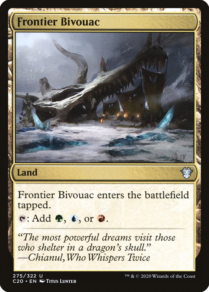 Frontier Bivouac [Commander 2020] | Cards and Coasters CA