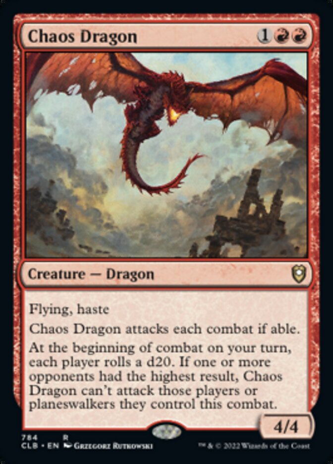 Chaos Dragon [Commander Legends: Battle for Baldur's Gate] | Cards and Coasters CA