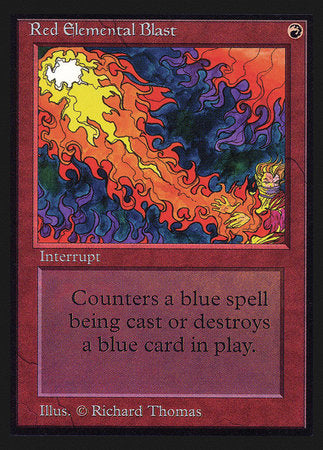 Red Elemental Blast (CE) [Collectors’ Edition] | Cards and Coasters CA