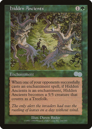 Hidden Ancients [Urza's Saga] | Cards and Coasters CA