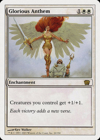 Glorious Anthem [Eighth Edition] | Cards and Coasters CA