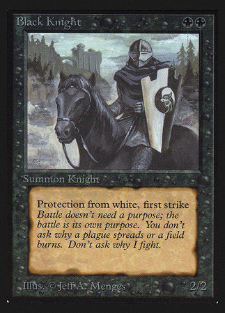 Black Knight (CE) [Collectors’ Edition] | Cards and Coasters CA