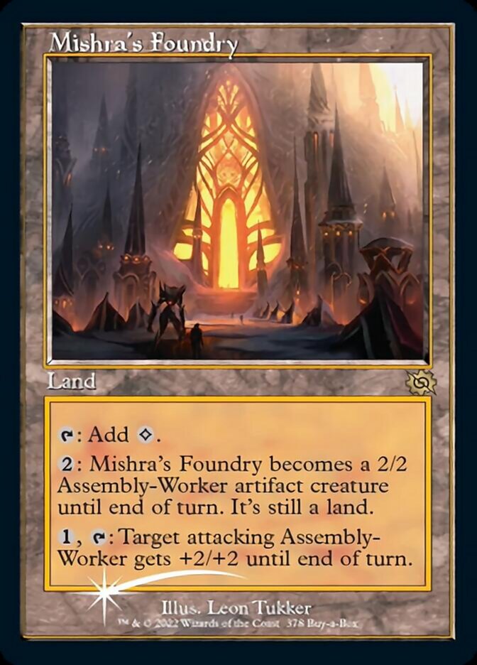 Mishra's Foundry (Retro) (Buy-a-Box) [The Brothers' War] | Cards and Coasters CA