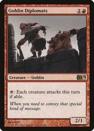 Goblin Diplomats [Magic 2014] | Cards and Coasters CA