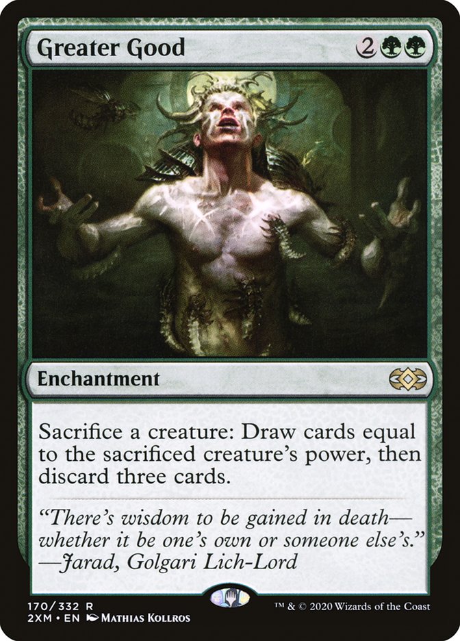 Greater Good [Double Masters] | Cards and Coasters CA