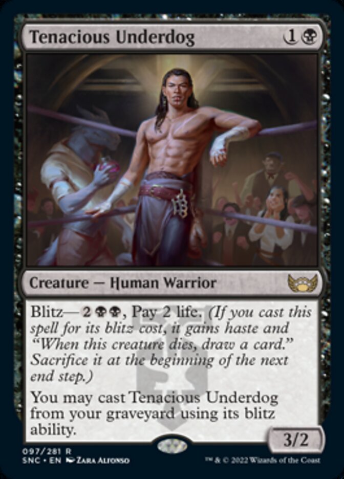 Tenacious Underdog [Streets of New Capenna] | Cards and Coasters CA