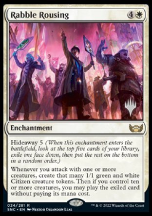 Rabble Rousing (Promo Pack) [Streets of New Capenna Promos] | Cards and Coasters CA