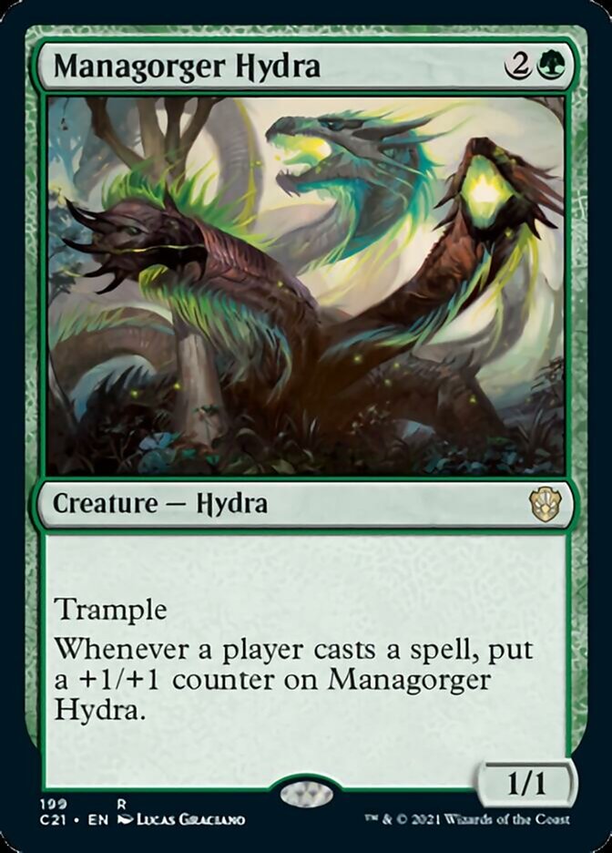 Managorger Hydra [Commander 2021] | Cards and Coasters CA