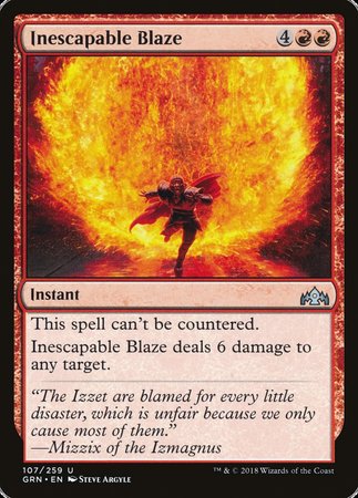 Inescapable Blaze [Guilds of Ravnica] | Cards and Coasters CA
