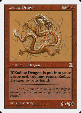 Zodiac Dragon [Portal Three Kingdoms] | Cards and Coasters CA