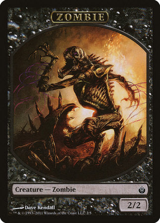 Zombie Token [Mirrodin Besieged Tokens] | Cards and Coasters CA