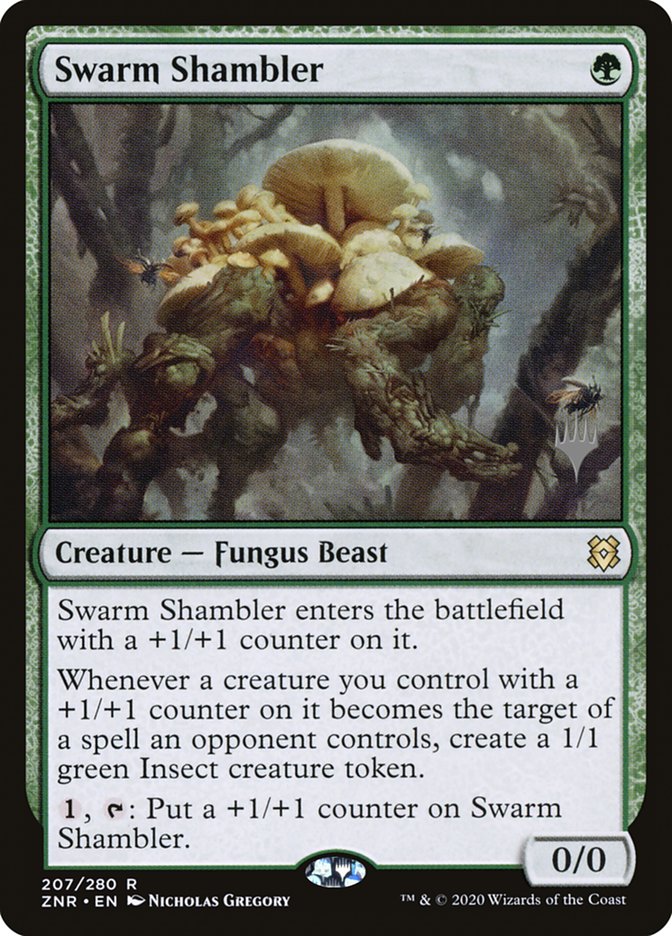 Swarm Shambler (Promo Pack) [Zendikar Rising Promos] | Cards and Coasters CA